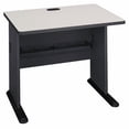 thumbnail image 1 of Series A 60W Office Desk in Slate and White Spectrum - Engineered Wood, 1 of 6