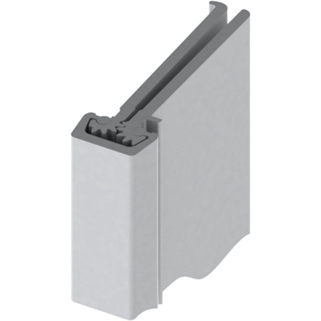 Series Aluminum Heavy Duty Fire Rated Roton Continuous Geared Hinges, Concealed Leaf, Clear