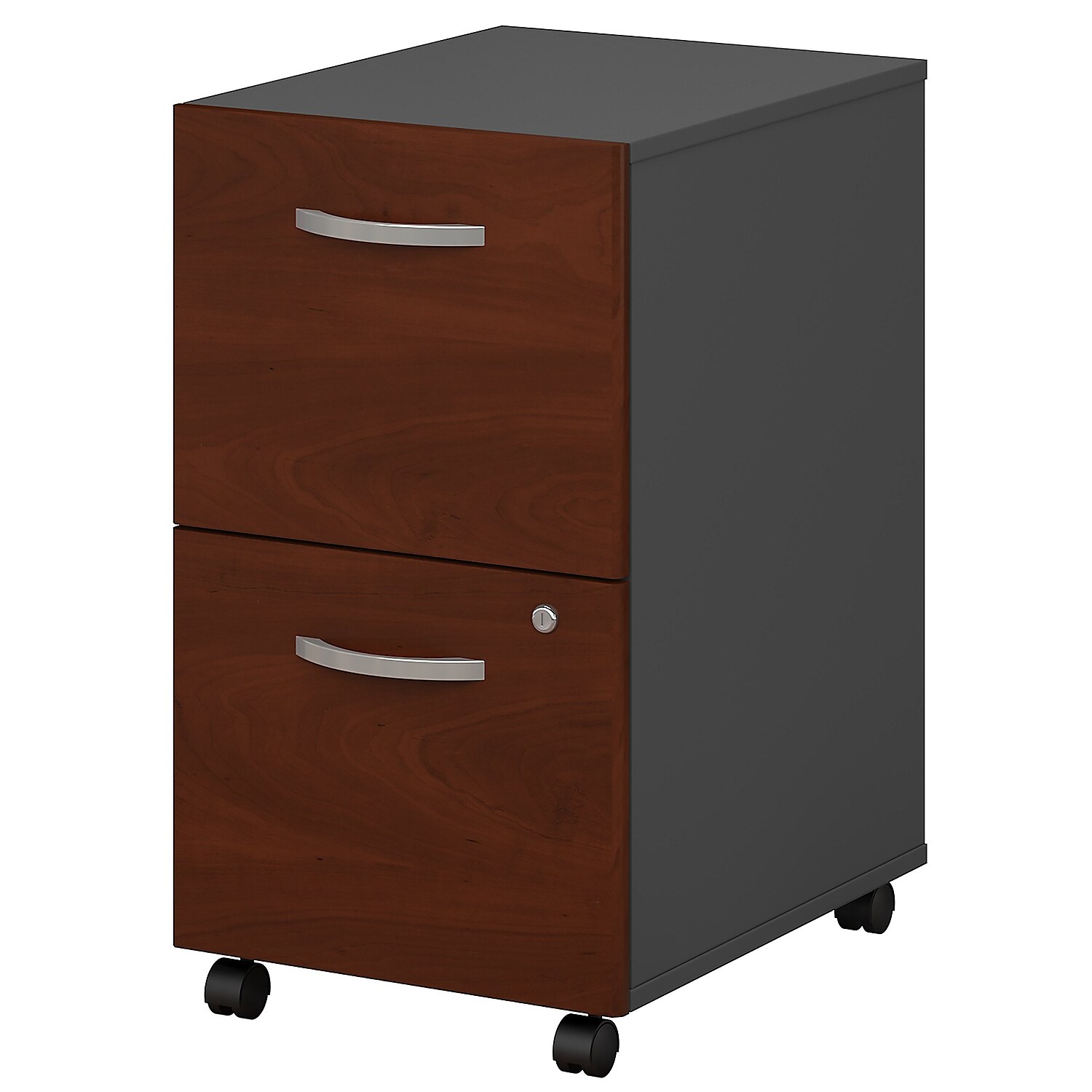 Series C 2 Drawer Mobile File Cabinet in Hansen Cherry - Engineered Wood - image 1 of 8