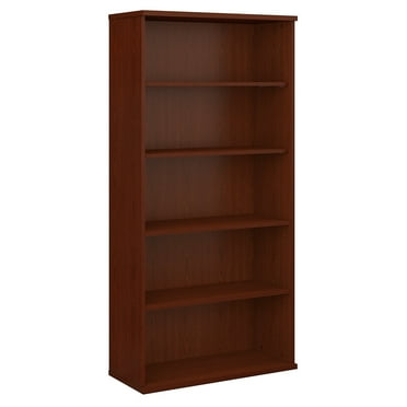 Series C 36" 5-Shelf Bookcase in Mahogany - Engineered Wood