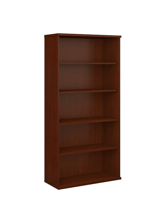 Series C 36" 5-Shelf Bookcase in Mahogany - Engineered Wood