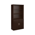 thumbnail image 1 of Series C 36W 5 Shelf Bookcase with Doors in Mocha Cherry - Engineered Wood, 1 of 4