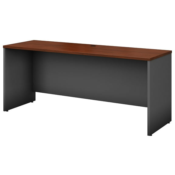 Series C 72W x 24D Credenza Desk in Hansen Cherry - Engineered Wood