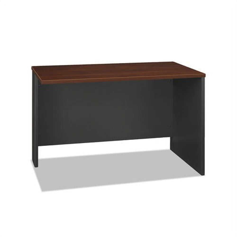 Hansen Cherry Executive Desk with Drawer and Filing Cabinet, 48W x 30D