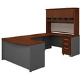 thumbnail image 1 of Series C Right Hand Bow U-Shaped Desk with Hutch and Storage in Hansen Cherry, 1 of 7