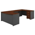 thumbnail image 1 of Series C Right Hand Bow U-Shaped Desk with Mobile File Cabinet in Hansen Cherry, 1 of 7