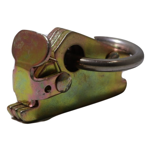 Series E-Track or A-Track Heavy Duty Spring Fitting w/ Stainless Round Ring - QTY 8