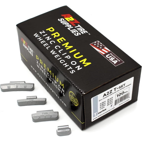 Series Hammer on ZINC Wheel Weighs Coaed (0.25oz-0.50oz-0.75oz-1.0oz) 25pcs@