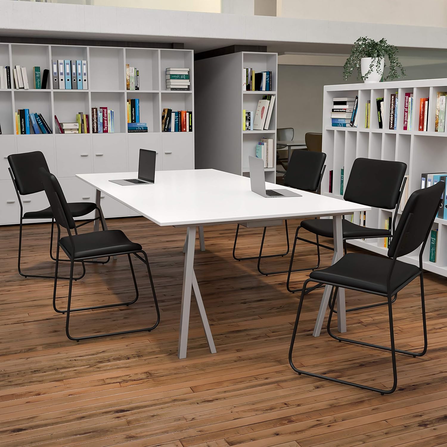 Series High Density Vinyl Stacking Chairs for Waiting Rooms Offices