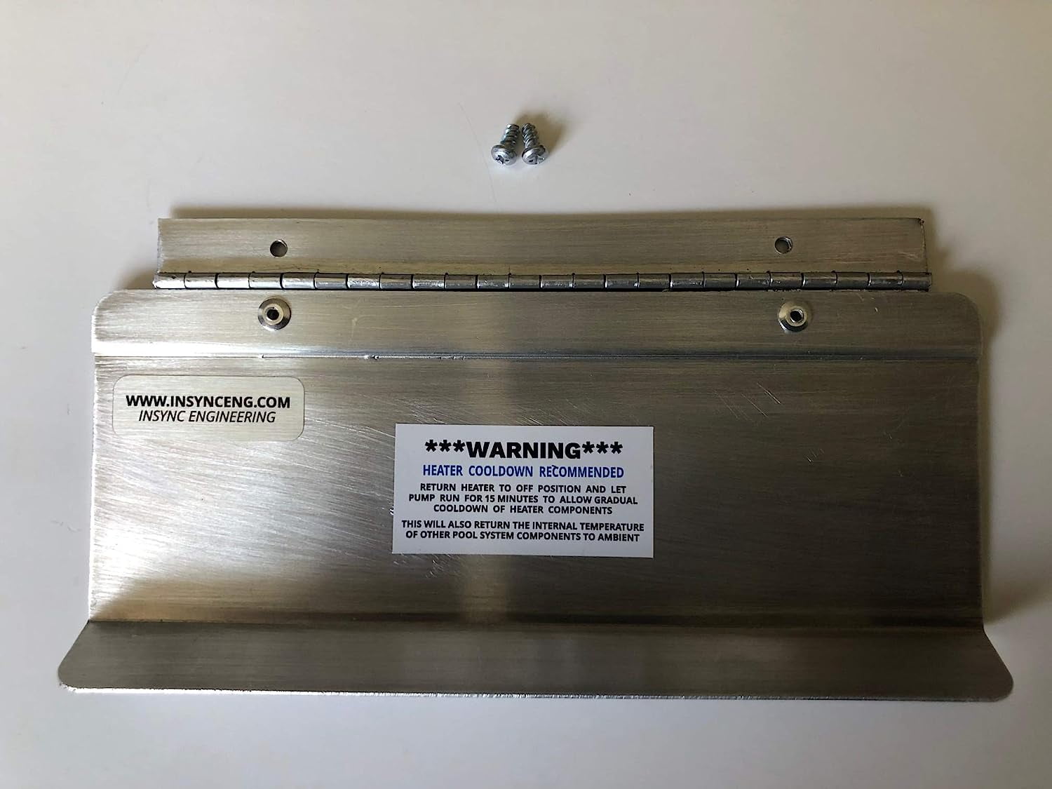Series Pool Heater ive AllAluminum Metal Cover Manufactured by