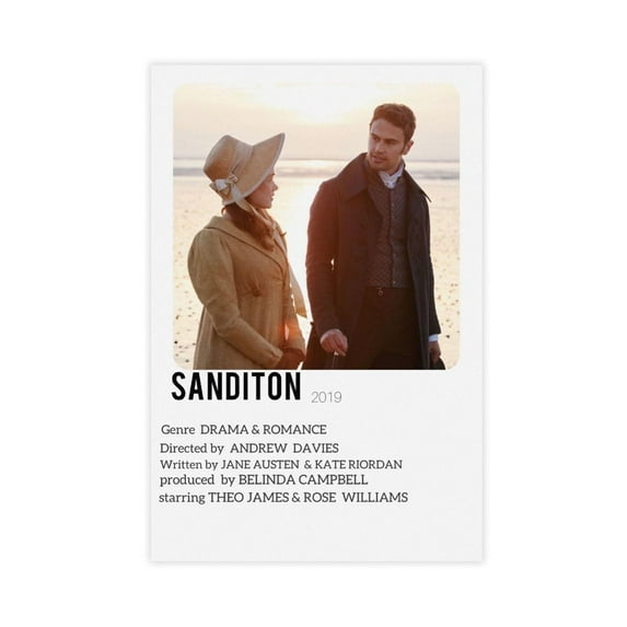 Series Poster Sanditon Vintage Canvas Wall Art Decor Print Picture Paintings for Living Room Bedroom Decoration