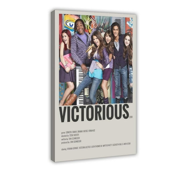 Series Victorious Vintage Poster Canvas Poster Wall Art Decor Print Picture Paintings for Living Room Bedroom Decoration
