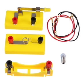 Basic Electronics Circuit Learning Kit with Series and Parallel Components for Hands- Educational Experimentation