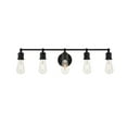 thumbnail image 1 of Serif 5 light black Wall Sconce, 1 of 14