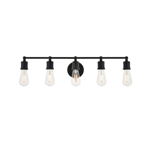 Serif 5 light black Wall Sconce