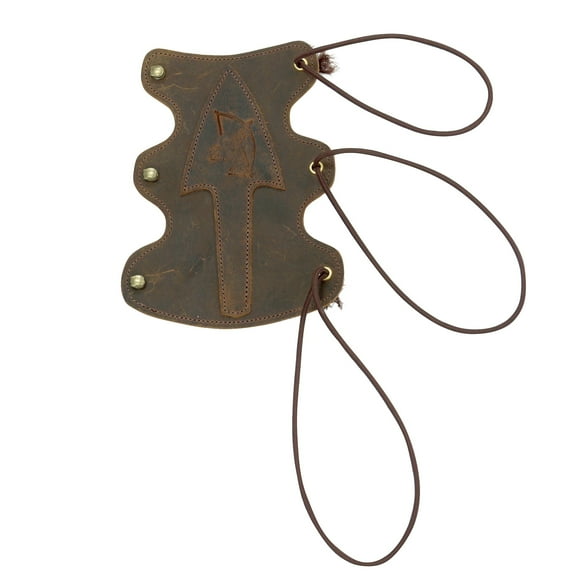 Serious Archery Arrowhead Armguard Brown Leather