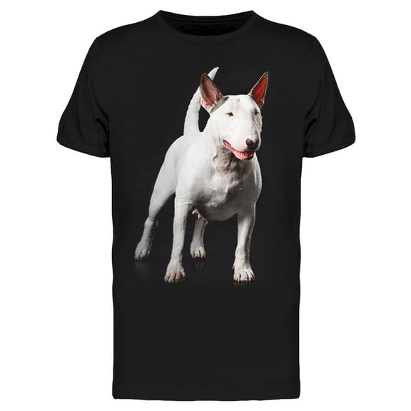 Serious Bullterrier T-Shirt Men -Image by Shutterstock, Male Small