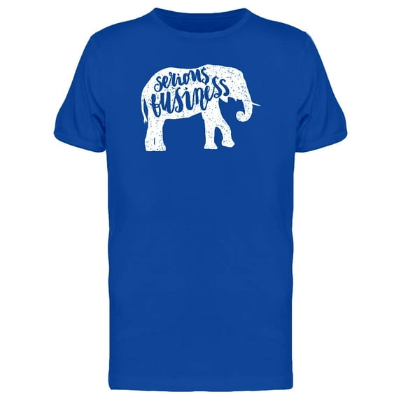 Serious Business Elephant Tee Men's -Image by Shutterstock