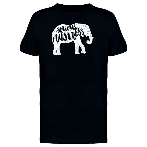 Serious Business Elephant Tee Men's -Image by Shutterstock