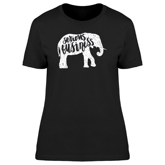 Serious Business Silhouette Tee Women's -Image by Shutterstock