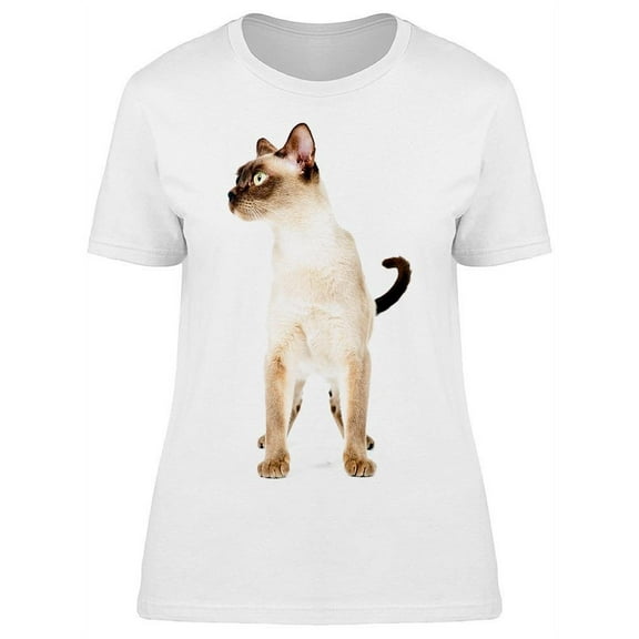 Serious Cat T-Shirt Women -Image by Shutterstock, Female Small