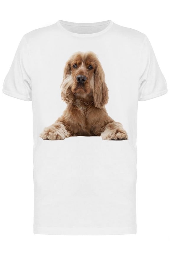 Serious English Cocker T-Shirt Men -Image by Shutterstock, Male x-Large
