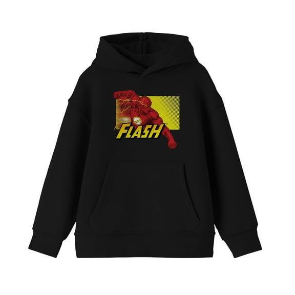 Serious Flash Youth Black Hoodie-XS