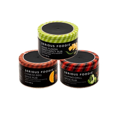 Serious Foodie Asian Regional Spice Blend Set (3-Pack Variety)