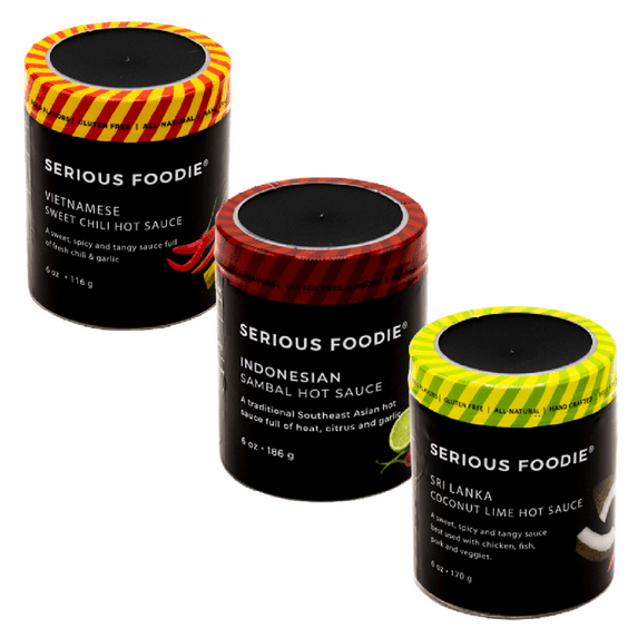 Serious Foodie Gluten-Free Soy-Free Spicy Asian Condiments