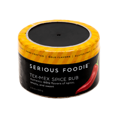 Serious Foodie TexMex Barbecue Spice Blend for Grilling and Barbecue (3-pack)