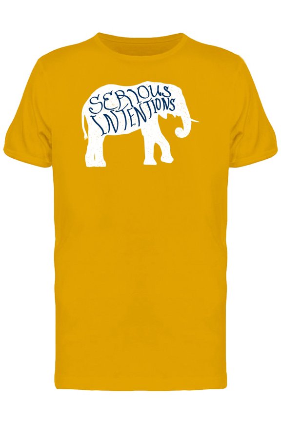 Serious Intentions Elephant Tee Men's -Image by Shutterstock
