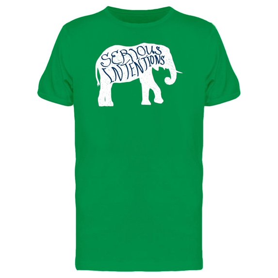 Serious Intentions Elephant Tee Men's -Image by Shutterstock