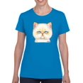 thumbnail image 1 of Serious Kitten T-Shirt Women -Kayomi Harai Designs, Female 4X-Large, 1 of 4