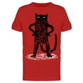 thumbnail image 1 of Serious Standing Cat T-Shirt Men -Image by Shutterstock, Male Medium, 1 of 2