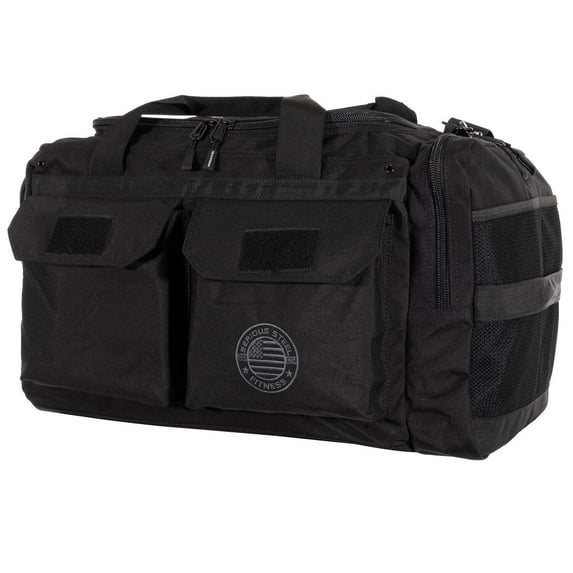Serious Steel Fitness | 1000D Nylon Big Bud Duffel Bag | Black