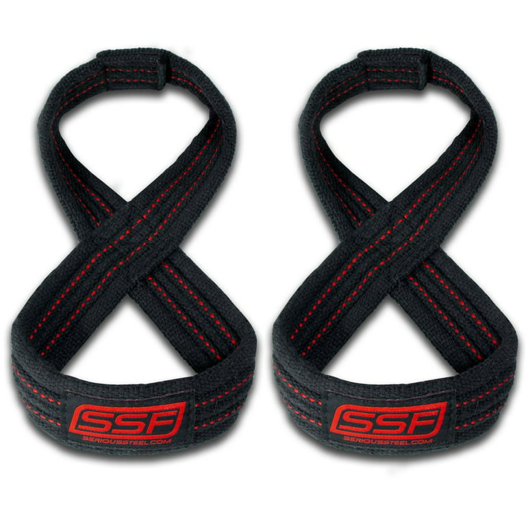 Serious Steel Fitness Figure 8 Lifting Straps - 60 CM
