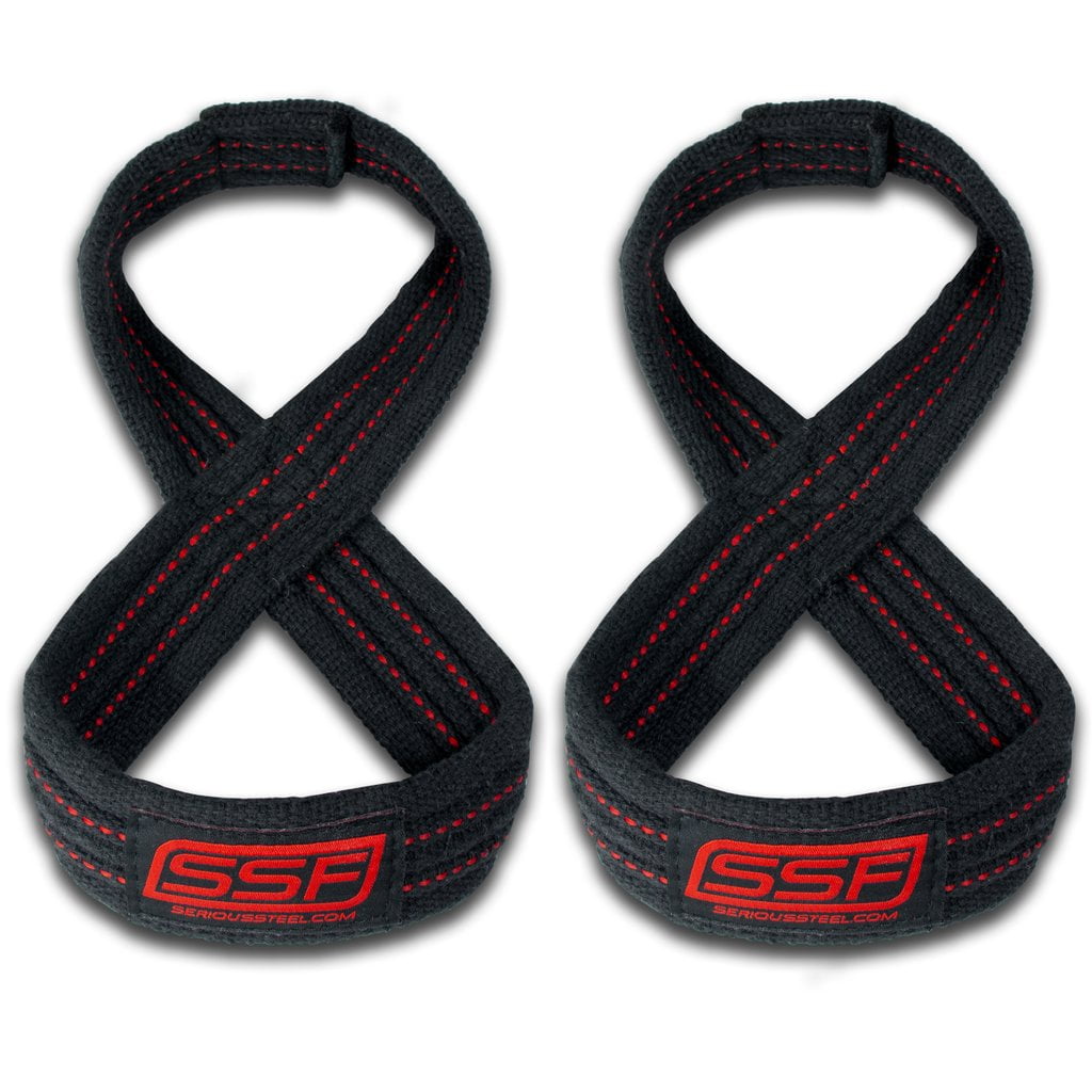 Serious Steel Fitness Figure 8 Lifting Straps - 70 CM
