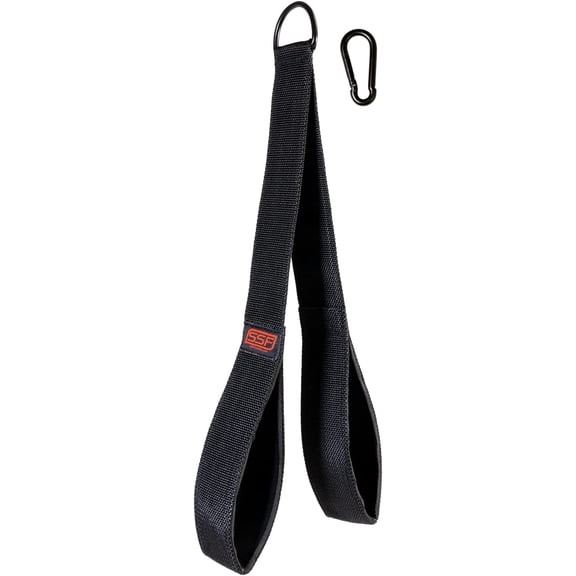 Serious Steel Fitness Tricep Strap / Ab Strap Attachment (18")