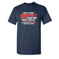thumbnail image 1 of Seriously Stop Expecting Graphic Tees Gift Sarcastic Funny T Shirt For Men, 1 of 5