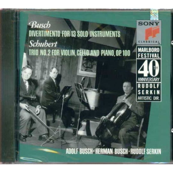 Serkin / Rose / Levine - Marlboro Fest 40th Anniversary - Music & Performance - CD