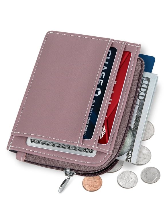 Serman Brand Slim Wallet | Perfect Fusion of Elegance and Functionality| Stylish Women's Wallet | RFID Blocking | Ample Card Storage | Effortless Organization | Lavender