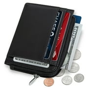 Serman Brand Slim Wallet | Perfect Fusion of Elegance and Functionality| Stylish Women's Wallet | RFID Blocking | Ample Card Storage | Effortless Organization | Midnight