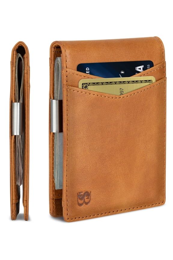 RFID Blocking Men's Minimalist Bifold Wallet, California Desert