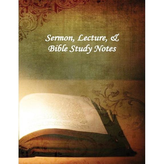 Sermon, Lecture, & Bible Study Notes (Paperback)