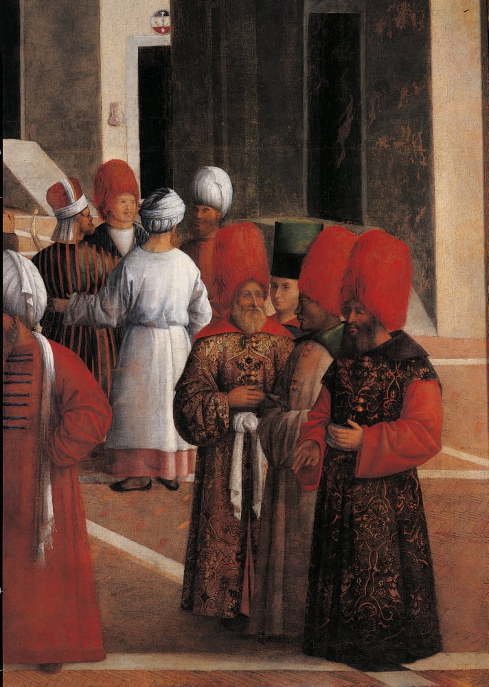 Sermon Of St Mark In Alexandria Canvas Art - (18 x 24)