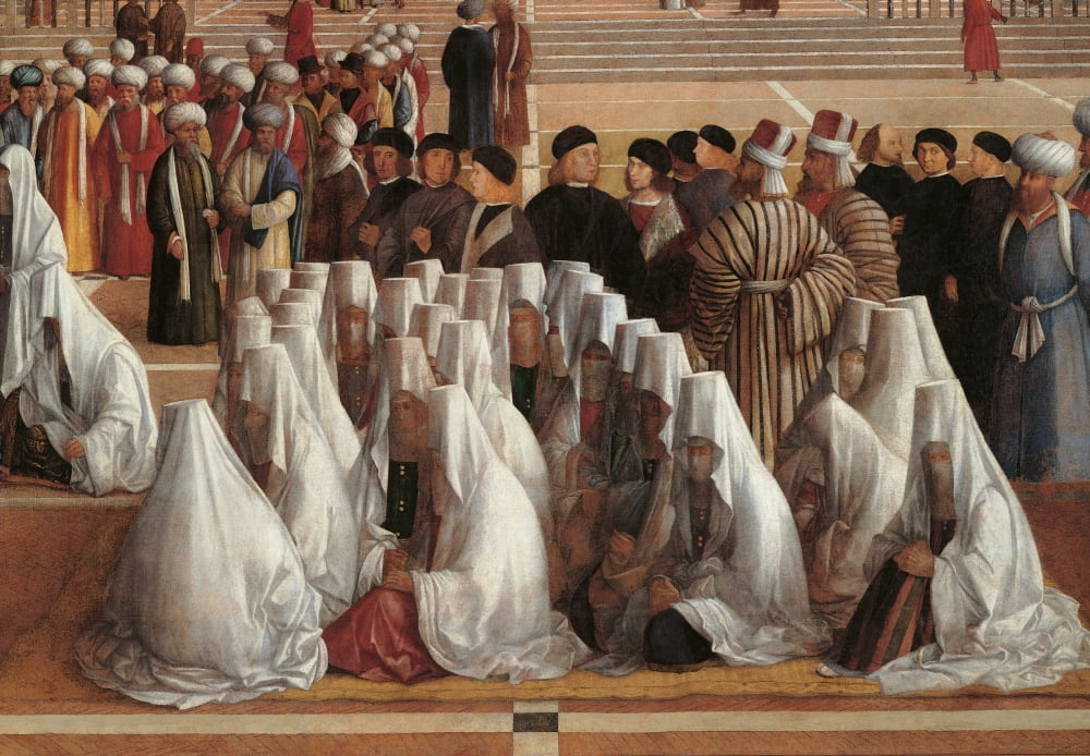 Sermon Of St Mark In Alexandria Canvas Art - (24 x 18)