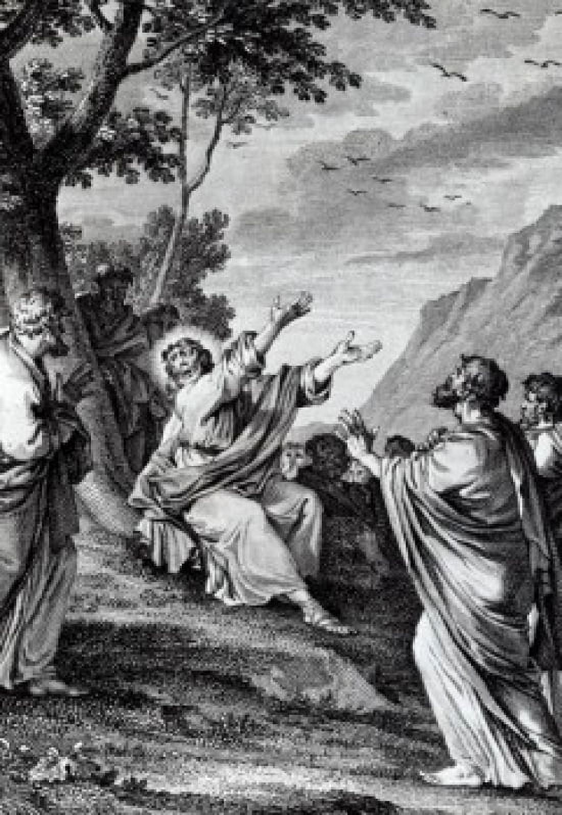 Sermon on Mount by Jean-Michel le Jeune Moreau print (1741-1814) Canvas Art - Jean-Michel le Jeune Moreau (24 x 36)