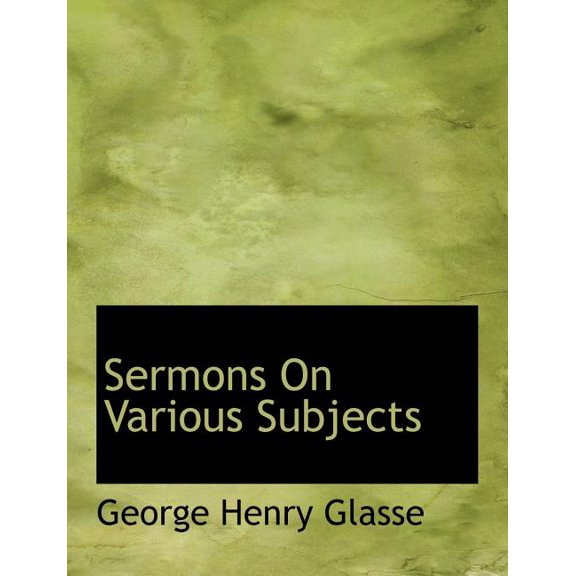 Sermons on Various Subjects (Paperback)