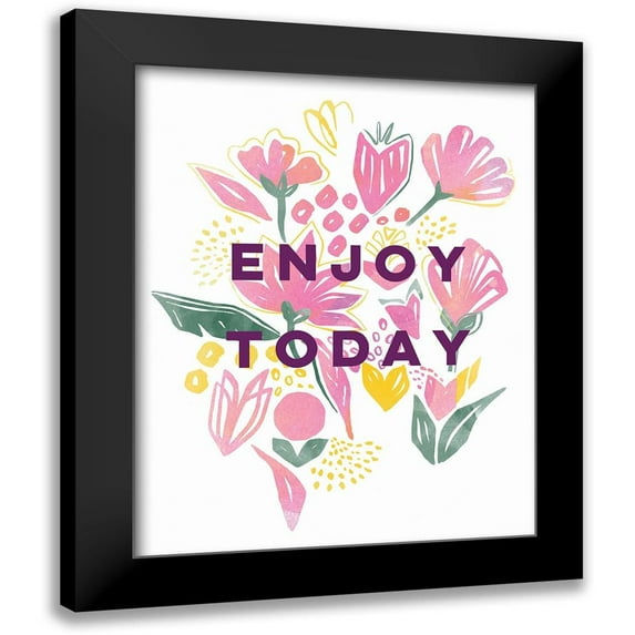 Serna, Isabel 12x14 Black Modern Framed Museum Art Print Titled - Enjoy Today