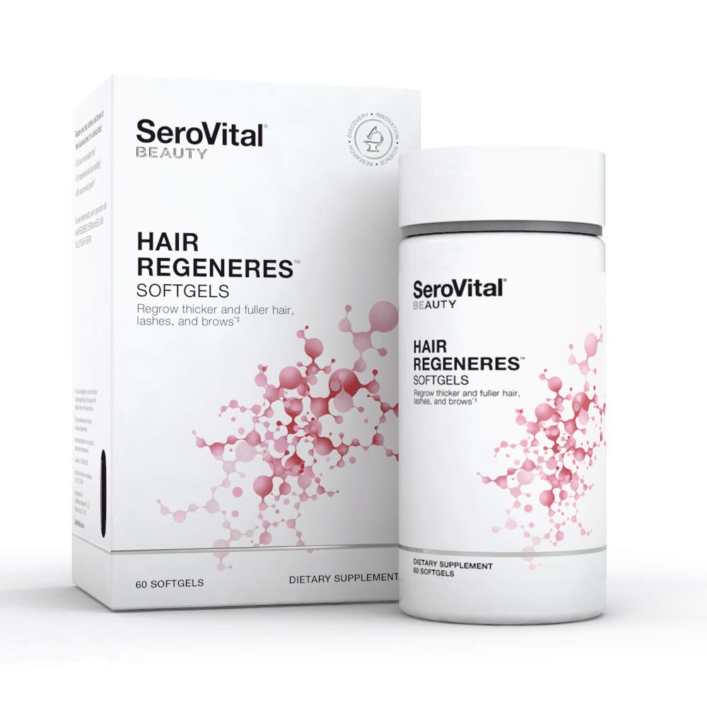 SeroVital Hair Regeneres Softgels - Hair Renewal - Hair and Nails Vitamins  and Supplements for Women – Hair Restoration – Reduce Age-Related Hair Loss  – Womens Vitamins - 45 Plus - 60 Count - Walmart.com